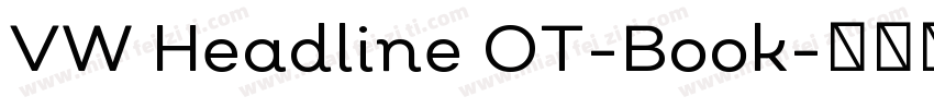 VW Headline OT-Book字体转换